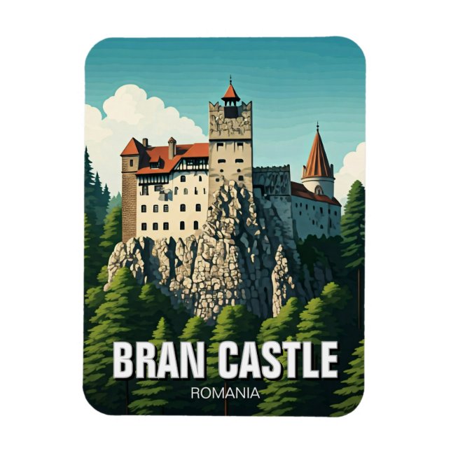 Ímã Bran Castle Romênia (Vertical)