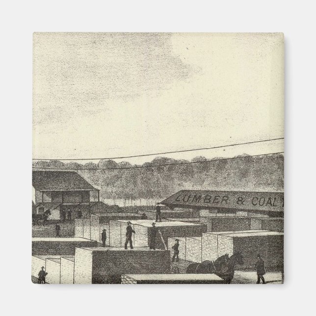 Imã Branch yard, Princeton Lumber & Improving Co (Frente)