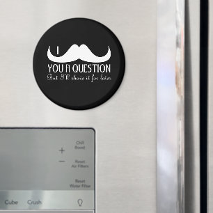 Imã Branco na moda e legal mim bigode você uma
