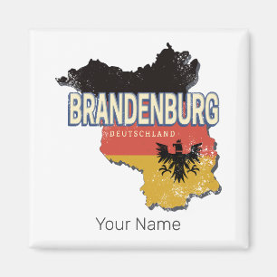 Imã Brandeburgo Alemanha - Mapa do Estado Retroativo V