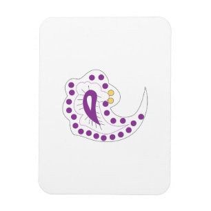 Ímã Bransoletka z serduszkiem Style, Light EggPlant