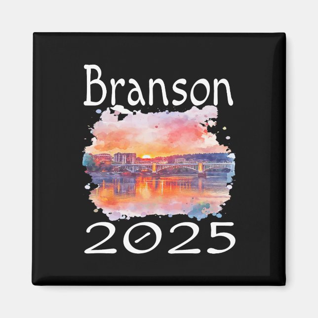 Imã Branson 2025 Matching Family Vacation Group Getawa (Frente)