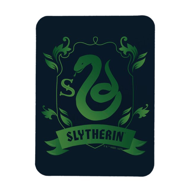 Ímã Brasão da Casa SLYTHERIN™ Ornata (Vertical)