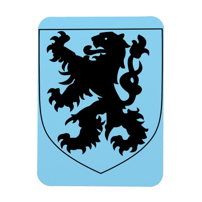 Ímã Brasão de Armas da Flandres (Vertical)