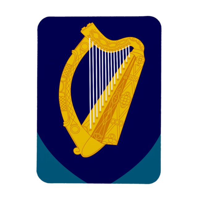 Ímã Brasão de armas da Irlanda (Vertical)