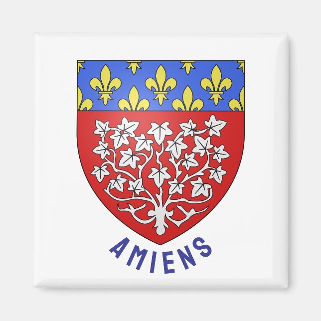 Imã Brasão de armas de Amiens, França (Frente)