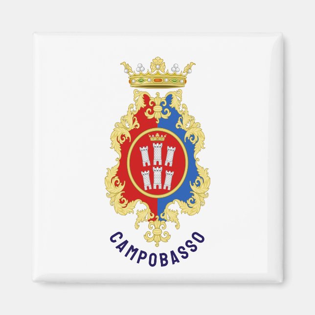 Imã Brasão de armas de Campobasso, Itália (Frente)