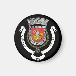 Imã Brasão de Armas de Elvas, Portugal