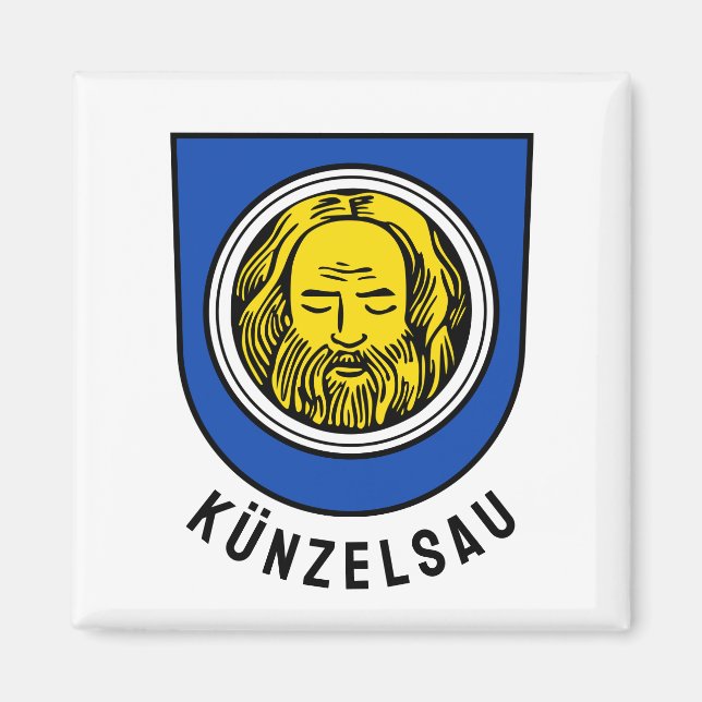 Imã Brasão de armas de Künzelsau, Alemanha (Frente)