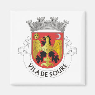 Imã Brasão de Armas de Soure, Portugal