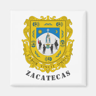Imã Brasão de Armas de Zacatecas, México