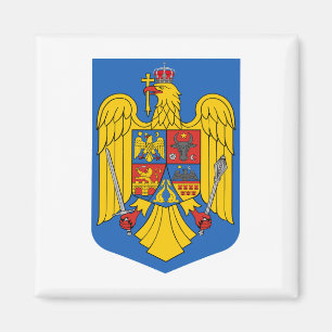 Imã brasão de armas símbolo emblema bandeira da Romêni