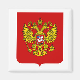 Imã brasão de armas símbolo emblema bandeira da Rússia