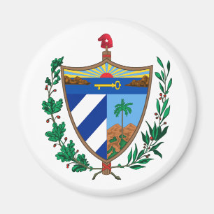 Imã Brasão de armas símbolo emblema bandeira país Cuba