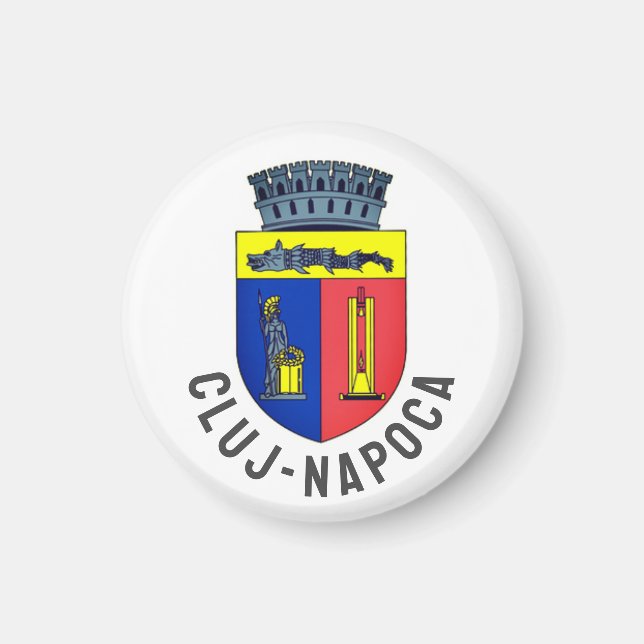 Imã Brasão de Cluj-Napoca, Romênia (Frente)