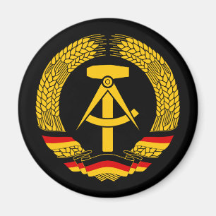 Imã Brasão de East Germany/selo estado da alemanha