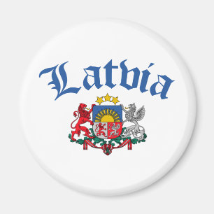 Imã Brasão de Latvia