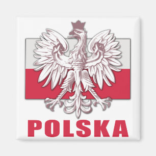Imã Brasão de Polska do Polônia