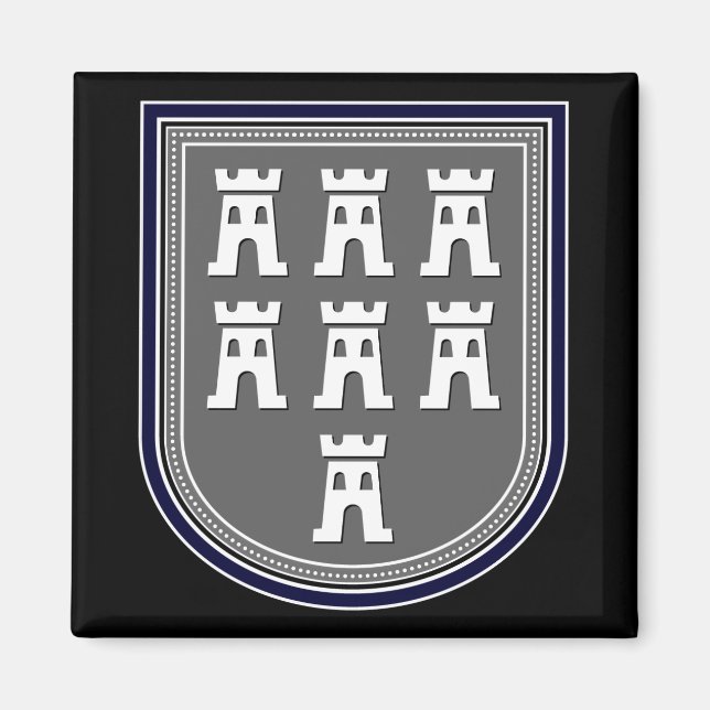 Imã Brasão de Sachsen (Frente)