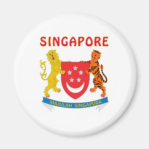 Imã Brasão de SINGAPORE