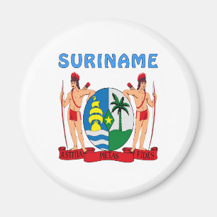 Imã Brasão de Suriname