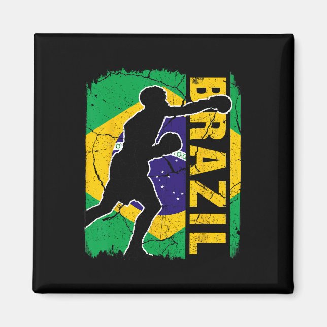 Imã Brasil: Equipe de in-a-box Bandeira Luvas de in-a- (Frente)