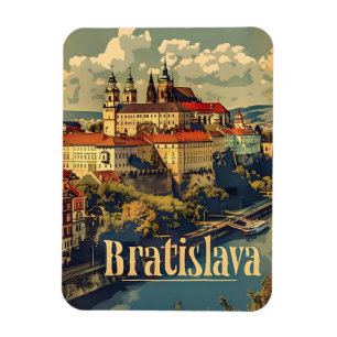 Ímã Bratislava viagem e vintage