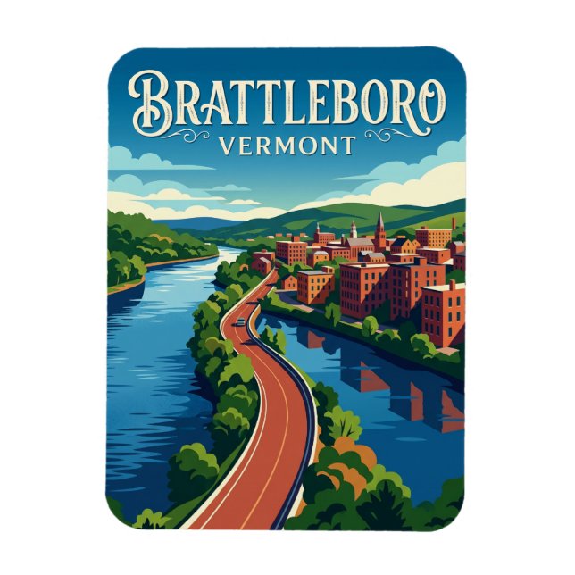 Ímã Brattleboro EUA (Vertical)