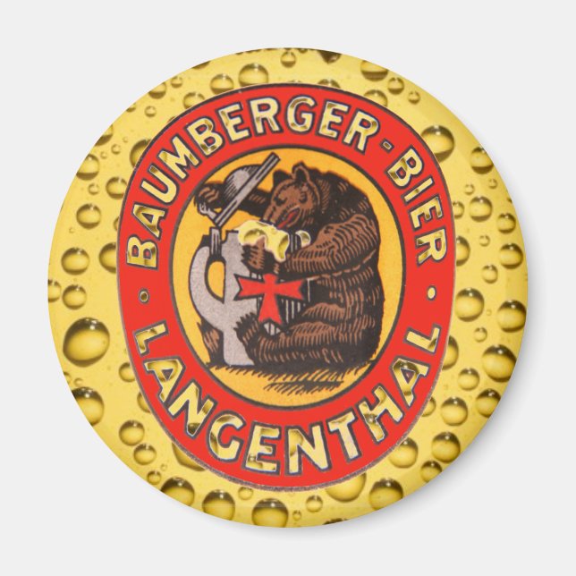 Imã Brauerei Baumberger Langenthal Magnet (Frente)