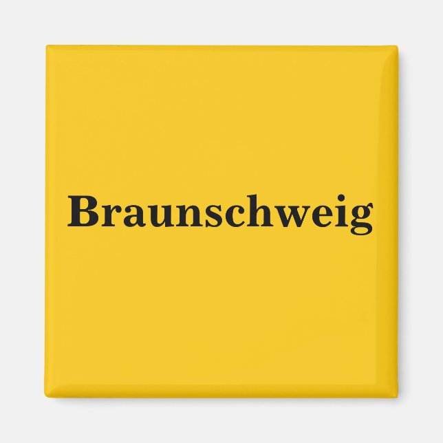 Imã Braunschweig Schild Ouro Gleb (Frente)