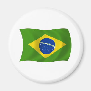 Imã Brazil Flag Magnet