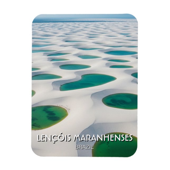 Ímã Brazil Lençóis Maranhenses Travel (Vertical)