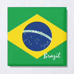 Imã Brazilian flag & Brazil holiday/sports fans