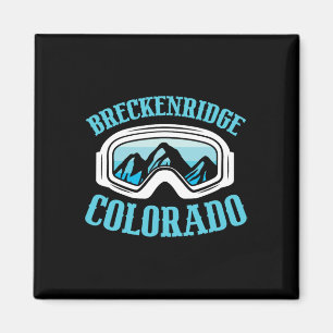 Imã Breckenridge Colorado Ski Mountain Skiier