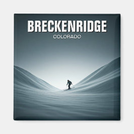 Imã Breckenridge Colorado Skiing Skier Viagem