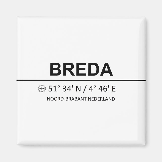 Imã Breda Coordinaten - Breda Coordinates (Frente)