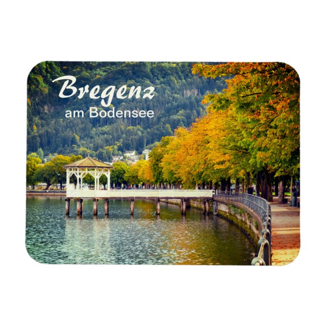 Ímã Bregenz am Bodensee na Áustria (Horizontal)