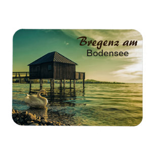 Ímã Bregenz am Bodensee Vintage Sol Souvenir