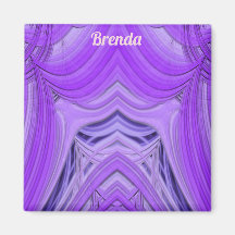 BRENDA ~ 3D Design Fratural azul roxo