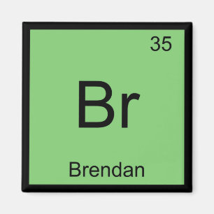 Imã Brendan Nome Química Elemento Tabela Periódica