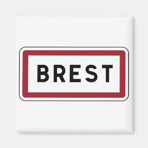Imã Bresta, sinal de estrada, France