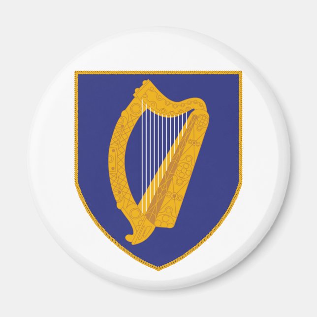 Imã Brian Boru Harp - Símbolo da Irlanda (Frente)