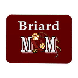 Ímã Briard Dog MOM