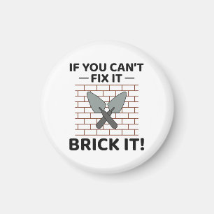 Imã Brick It Up: Camada de tijolo Hilariante para aman