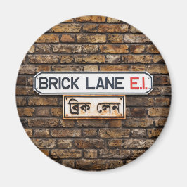 Imã Brick Lane E1 Fridge Magnet