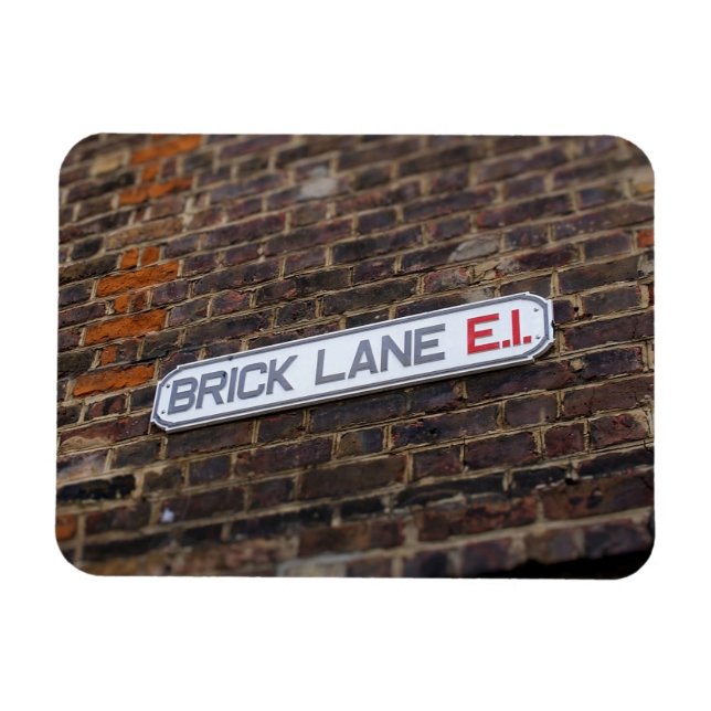 Ímã Brick Lane - Street Sign - London - Magnet (Horizontal)