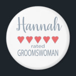 Imã Bridal e Festa de casamento 5<br><div class="desc">Os membros do partido nobre e da festa de casamento sentir-se-ão amados e apreciados com um presente de "cinco corações" feito especialmente para eles. O amor é o que ele quer. Quer seja um casamento em casa ou um casamento de destino, os itens personalizados vão certamente trazer sorrisos ao longo...</div>