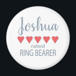 Imã Bridal e Festa de casamento 5 Cartaz do Anel Cardí<br><div class="desc">Os membros do partido nobre e da festa de casamento sentir-se-ão amados e apreciados com um presente de "cinco corações" feito especialmente para eles. O amor é o que ele quer. Quer seja um casamento em casa ou um casamento de destino, os itens personalizados vão certamente trazer sorrisos ao longo...</div>