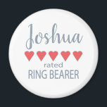 Imã Bridal e Festa de casamento 5 Cartaz do Anel Cardí<br><div class="desc">Os membros do partido nobre e da festa de casamento sentir-se-ão amados e apreciados com um presente de "cinco corações" feito especialmente para eles. O amor é o que ele quer. Quer seja um casamento em casa ou um casamento de destino, os itens personalizados vão certamente trazer sorrisos ao longo...</div>