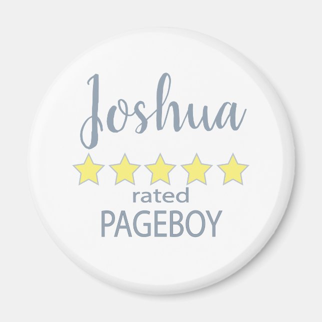 Imã Bridal e Festa de casamento 5 - Pageboy estelar (Frente)